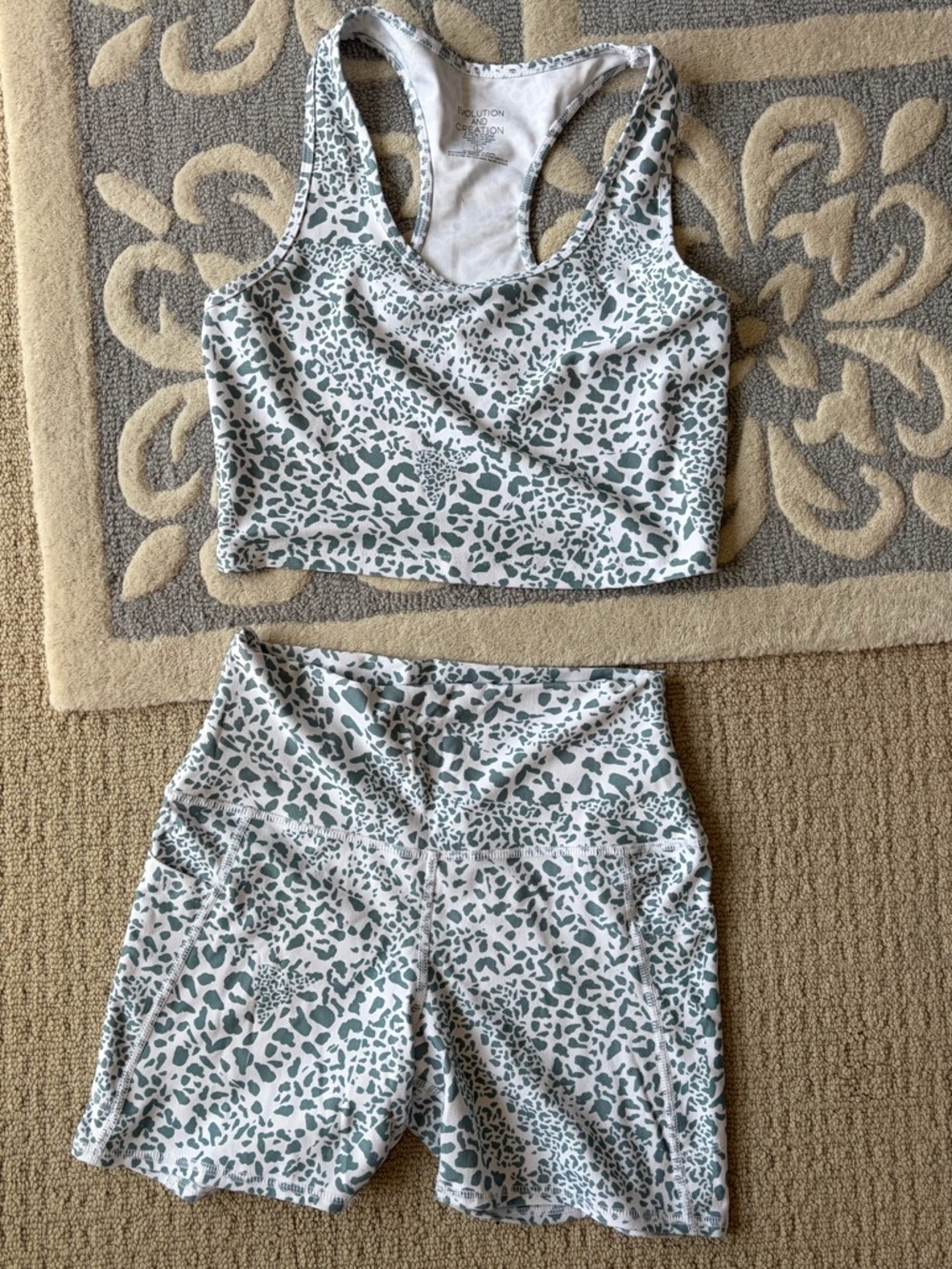 Evolution & Creation sports bra & shorts
